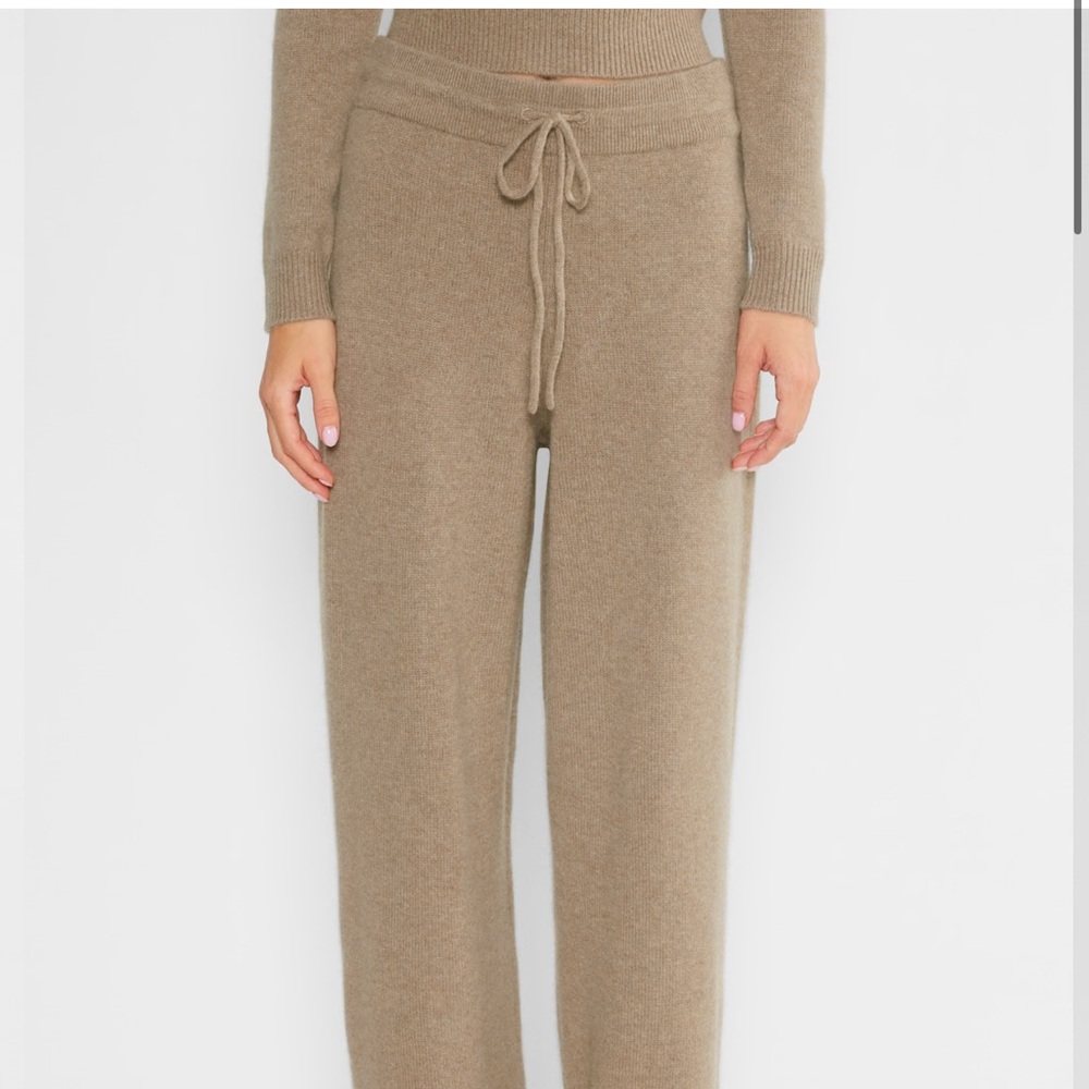 Aritzia The Group Cashmere Hi-Rise Wide Pant